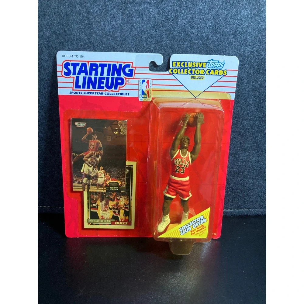 1993 Kenner Starting Lineup Michael Jordan Chicago Bulls Action Figure Topps